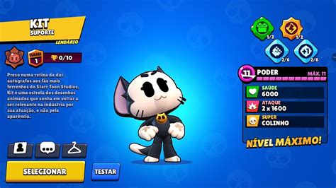 Liberando E Maximizando O Novo Brawler Kit Brawl Stars YouTube