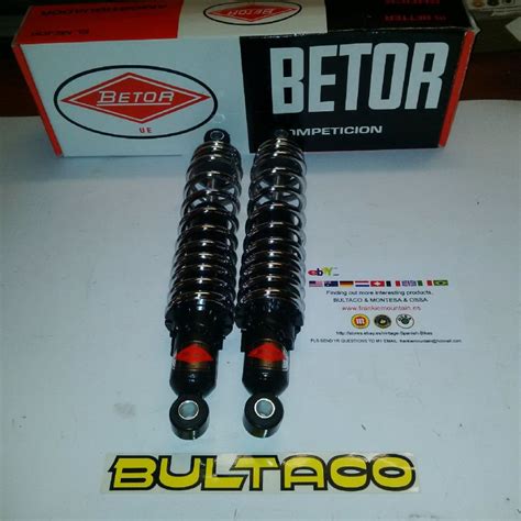 BULTACO PURSANG 360cc MK7 SHOCKS NEW MODEL 121