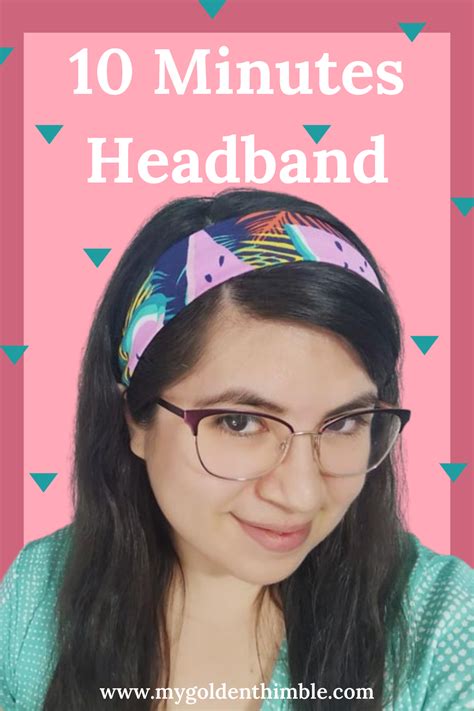 10 Minutes Headband Sewing Pattern And Tutorial In 2024 Fabric