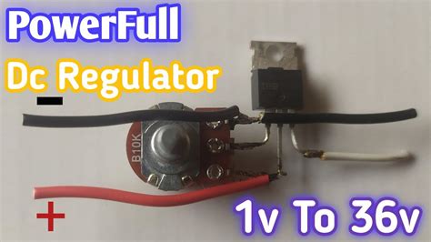 How To Make Dc Voltage Regulator 12 V To 36 V Technical Shiva Xyz Youtube