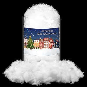 Amazon Anvavo Artificial Christmas Snow Fluffy Fake Snow For