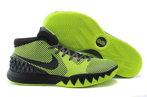 Nike Kyrie Irving 1 Black Green Mens Basketball Shoes Cheap Sale Online