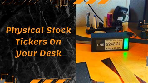 Tickrmeter Physical Stock Tickers On Your Desk 💡 Best Innovation