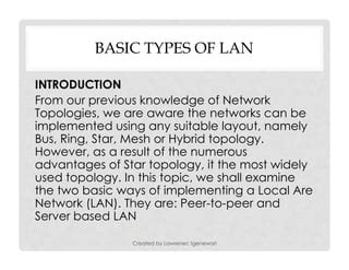 Basic LAN types | PPT