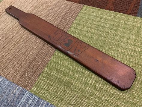 Vintage Wood School Paddle 1940s Schoolhouse Spanking Beatdown Etsy