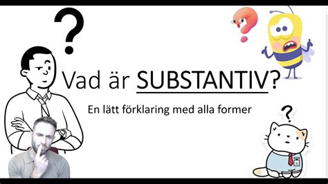 Vad är SUBSTANTIV Lätt förklaring med exempel YouTube