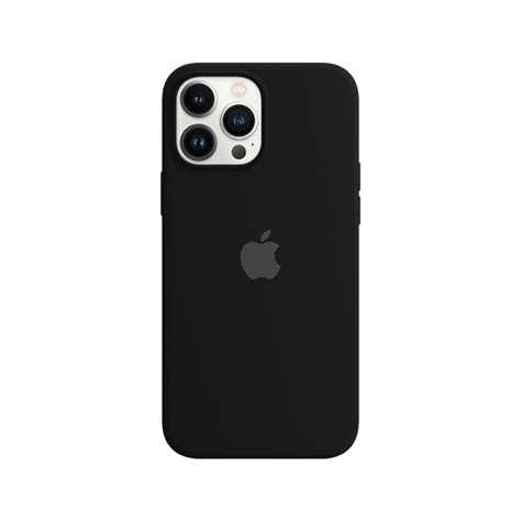 Case Para Iphone 13 Pro Max De Silicona Negro Oscuro Plazavea