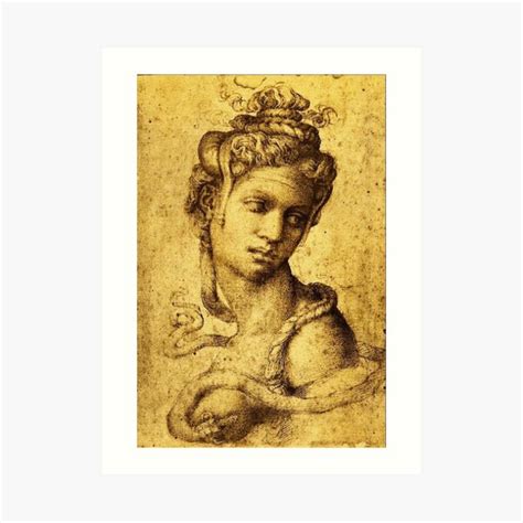 Cleopatra Michelangelo Buonarroti Art Print By GPam Redbubble