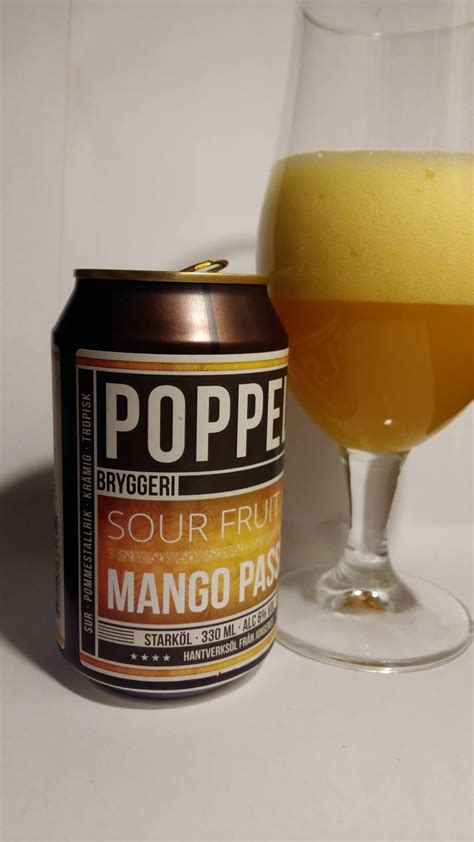 Gambrinuse õllepäevik Sour Fruit Ale Mango Passion