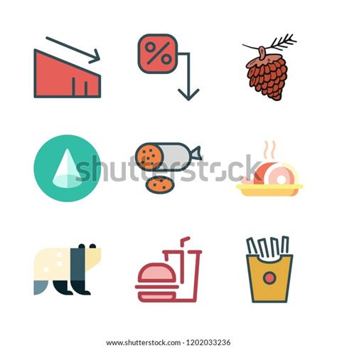 Fat Icon Set Vector Set About Stock Vector (Royalty Free) 1202033236 | Shutterstock