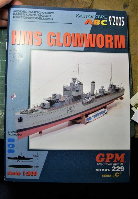 The Mad Hamster S Modelling Inbox Gpm Hms Glowworm Z Przydasiami