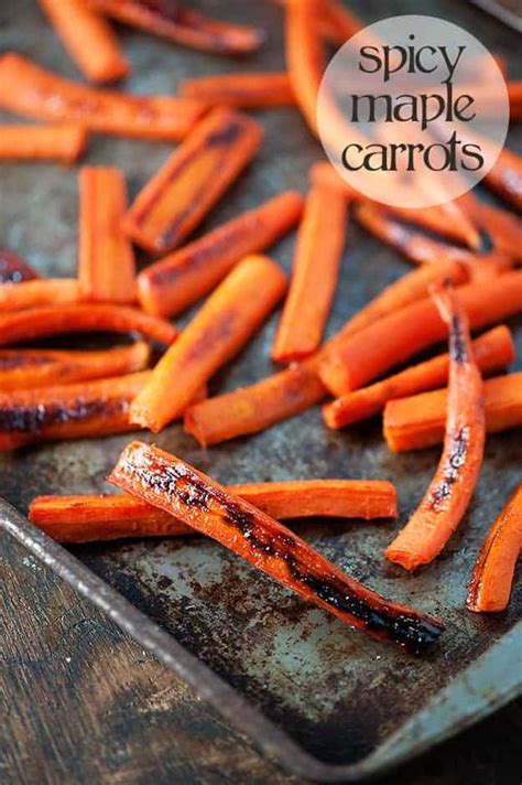 Glazed Carrots With Maple Syrup