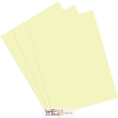 Wespi Atacado Papel Cartolina Amarelo Escolar X Cm G Un Pct C