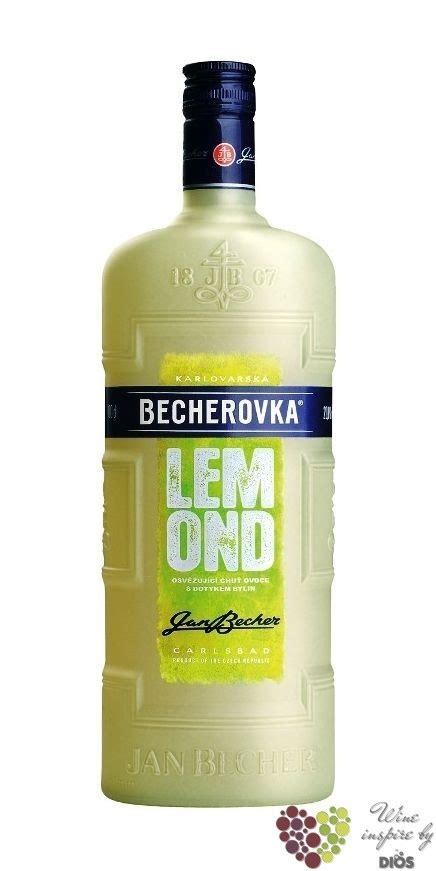 Becherovka Lemond Original Lemon Liqueur Jan Becher Carlsbad