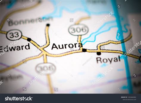 Aurora North Carolina Usa On Map Stock Photo 1203684082 Shutterstock