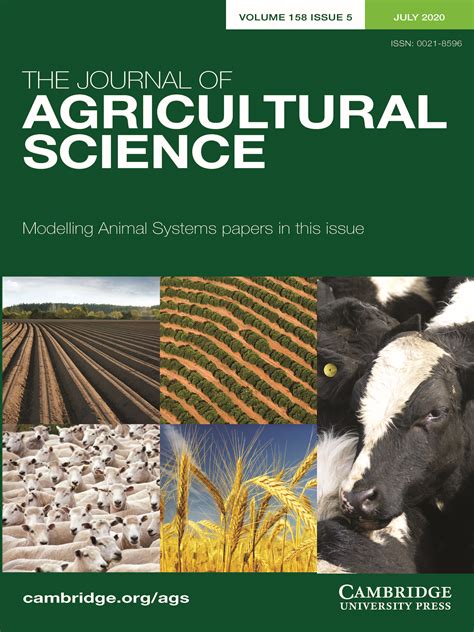 The Journal of Agricultural Science | Latest issue | Cambridge Core