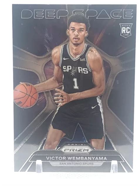 CARTE RECRUE VICTOR Wembanyama 2023 24 Panini Prizm Deep Space RC 1