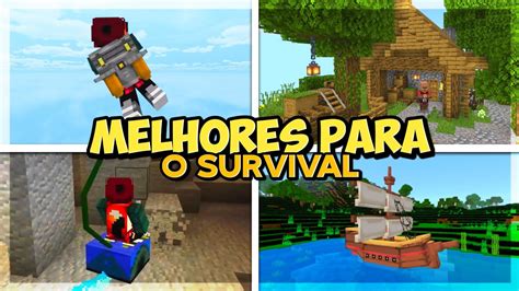 Top Melhores Addons Para Survival No Minecraft Pe Youtube