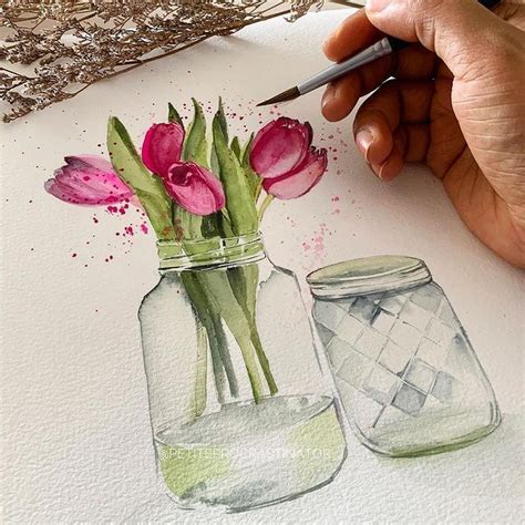 Kanchan Kaul Watercolor Art On Instagram Super Easy And Quick Peony