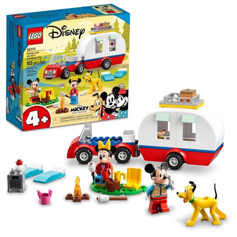 LEGO Disney Mickey Mouse and Minnie Mouse's Camping Trip 10777 Building ...