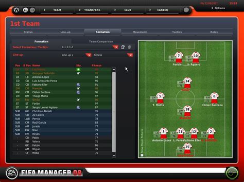 Fifa Manager 08 Screenshots For Windows Mobygames