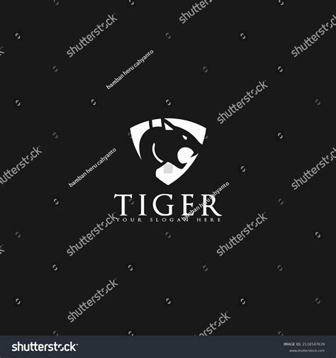 Tiger Logo Emblem Template Mascot Symbol Stock Vector (Royalty Free ...