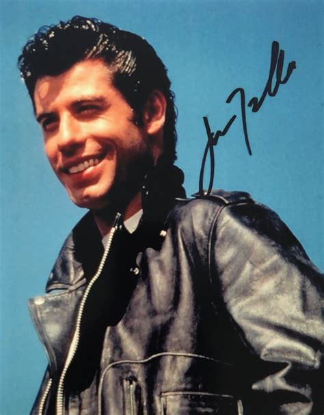 John Travolta Signed Photograph Australian Memorabilia Association