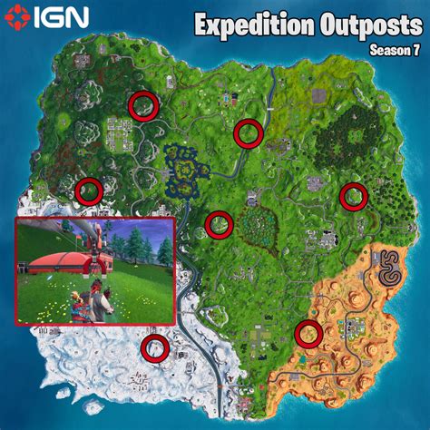 Fortnite Map Locations And Challenges