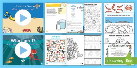 Under The Sea Early Years Pack Teacher Made