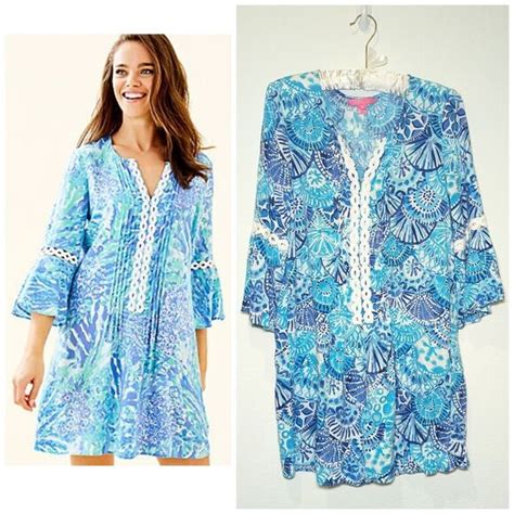 Lilly Pulitzer Dresses Lilly Pulitzer Hollie Tunic Dress In Blue