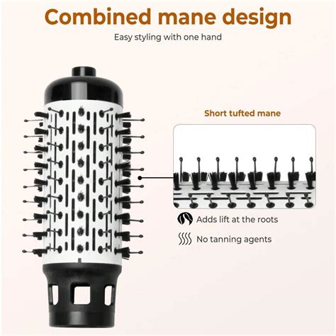 Hair Dryer 3 In 1 Hot Air Styler And Rotating Brush Rotating Hot Air Brush Rotating Blow Dryer