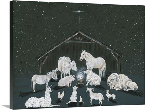 Animal Nativity Scene Wall Art, Canvas Prints, Framed Prints, Wall ...