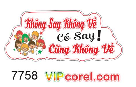 Hashtag không say không về có say cũng không về | Download file corel ...