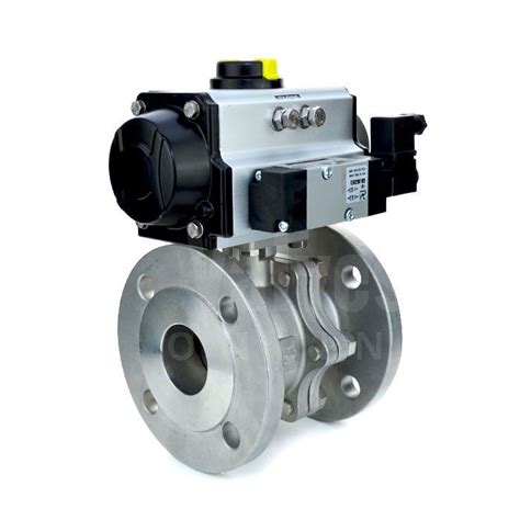 Pneumatic Actuated Economy Pn Flanged Ball Valve Valves Online