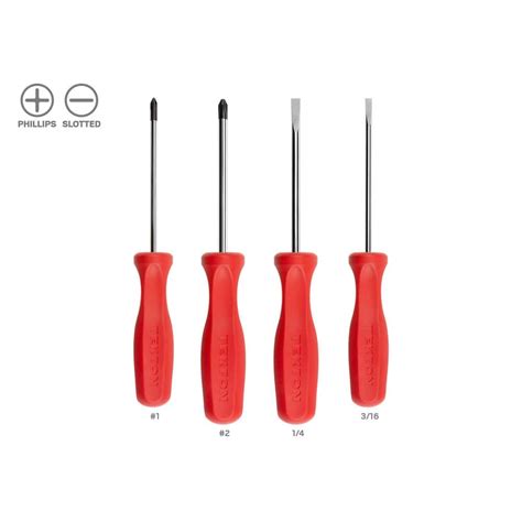 Tekton Phillips Slotted Screwdriver Set Pc Msc Direct