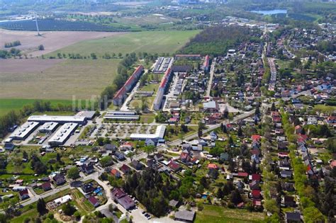 Hennickendorf Von Oben Ortskern Am Uferbereich Des Stienitzsee In