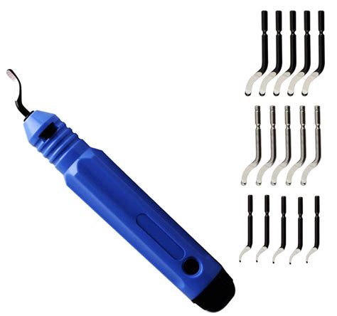 L Anan Metal Deburring Tool Kit With Pcs Blades Rotary Deburr