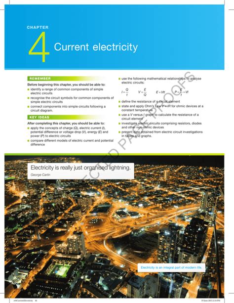 Current electricity