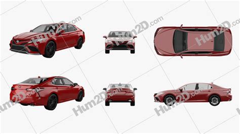 Toyota Camry Xse 2021 Blueprint In Png Download Vehicles Clip Art Images