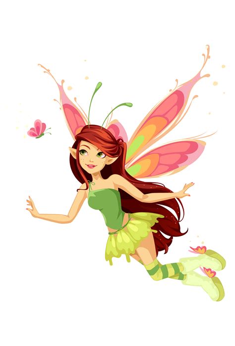 Flying Butterfly Fairy 587416 Vector Art At Vecteezy