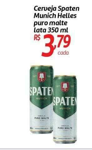 Cerveja Spaten Munich Helles Puro Malte Oferta Na Comper