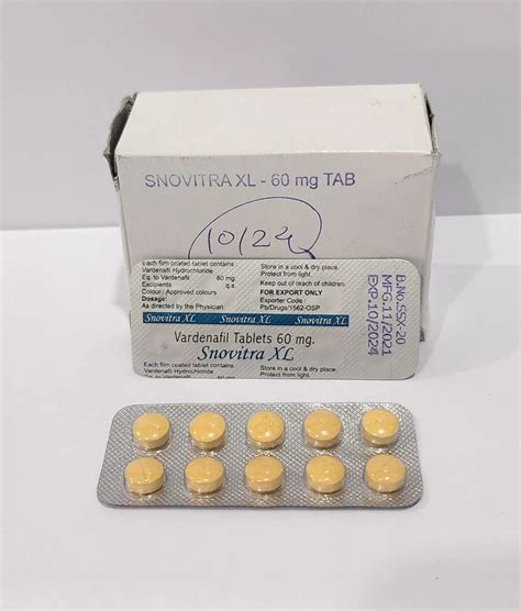 Snovitra Xl 60mg Tablet At Rs 350 Stripe In Nagpur ID 2853351873912