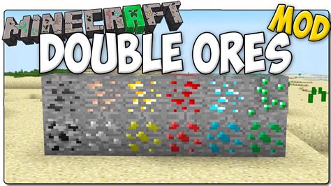 Double Ore Mod For Minecraft 1710 Minecraftsix