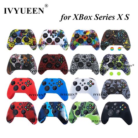 Ivyueen silicone estojo para xbox série x s controlador de proteção da