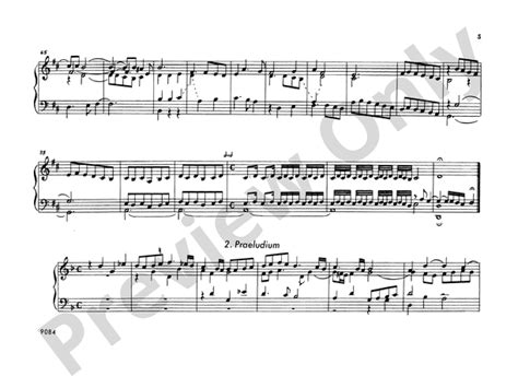 Krieger Preludes And Fugues 2 Prelude Part Digital Sheet Music