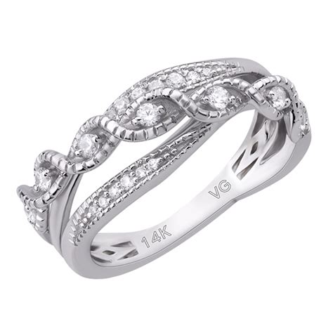 Barry Hyatt Jeweler 14K White Gold Diamond Ring