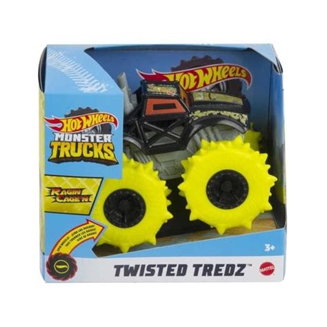 Hot Wheels Monster Trucks Twisted Tredz Voiture Friction Aux Rou
