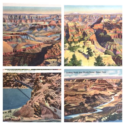 Vintage Grand Canyon Picture Book Postcard 30s Vintage Etsy