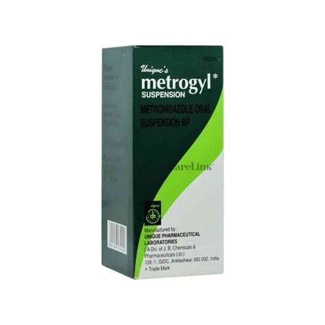 Metrogyl Suspension 100 Ml Online Pharmacy In Sri Lanka Carelinklk