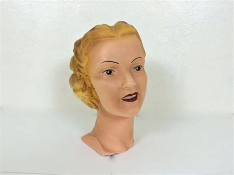 French Mannequin Head Bust